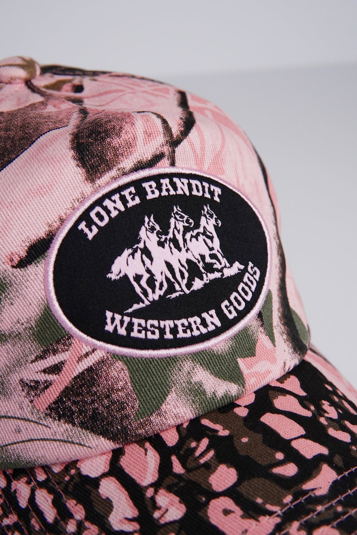 Western Goods Hat (Pink Camo)