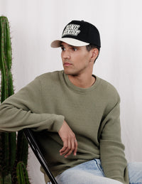 The Trailblazer Hat // Black & Off White